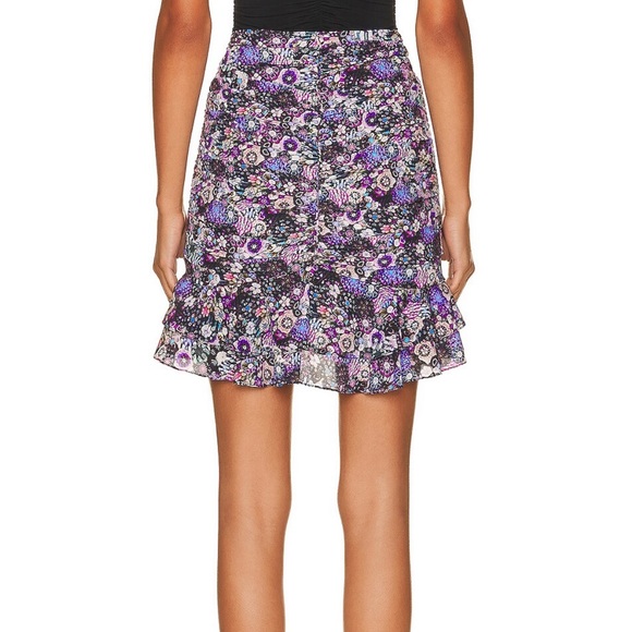 BNWT Isabel Marant Milendi Ruched Skirt - size 10 - Picture 3 of 12